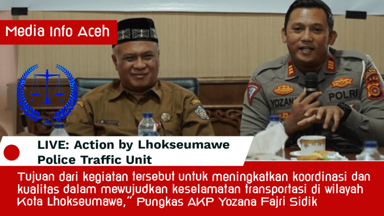 Kasat Lantas Polres Lhokseumawe Gelar Aksi “Wujudkan Keselamatan Transportasi Bersama Forum Lalu Lintas dan Angkutan Jalan Gelar&nbsp;Rakor”