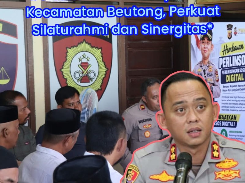 Kapolres Nagan Raya AKBP Muhamad Taufiq, S.I.K., M.H Berbaur bersama Tokoh Masyarakat Kecamatan Beutong, Perkuat Silaturahmi dan&nbsp;Sinergitas